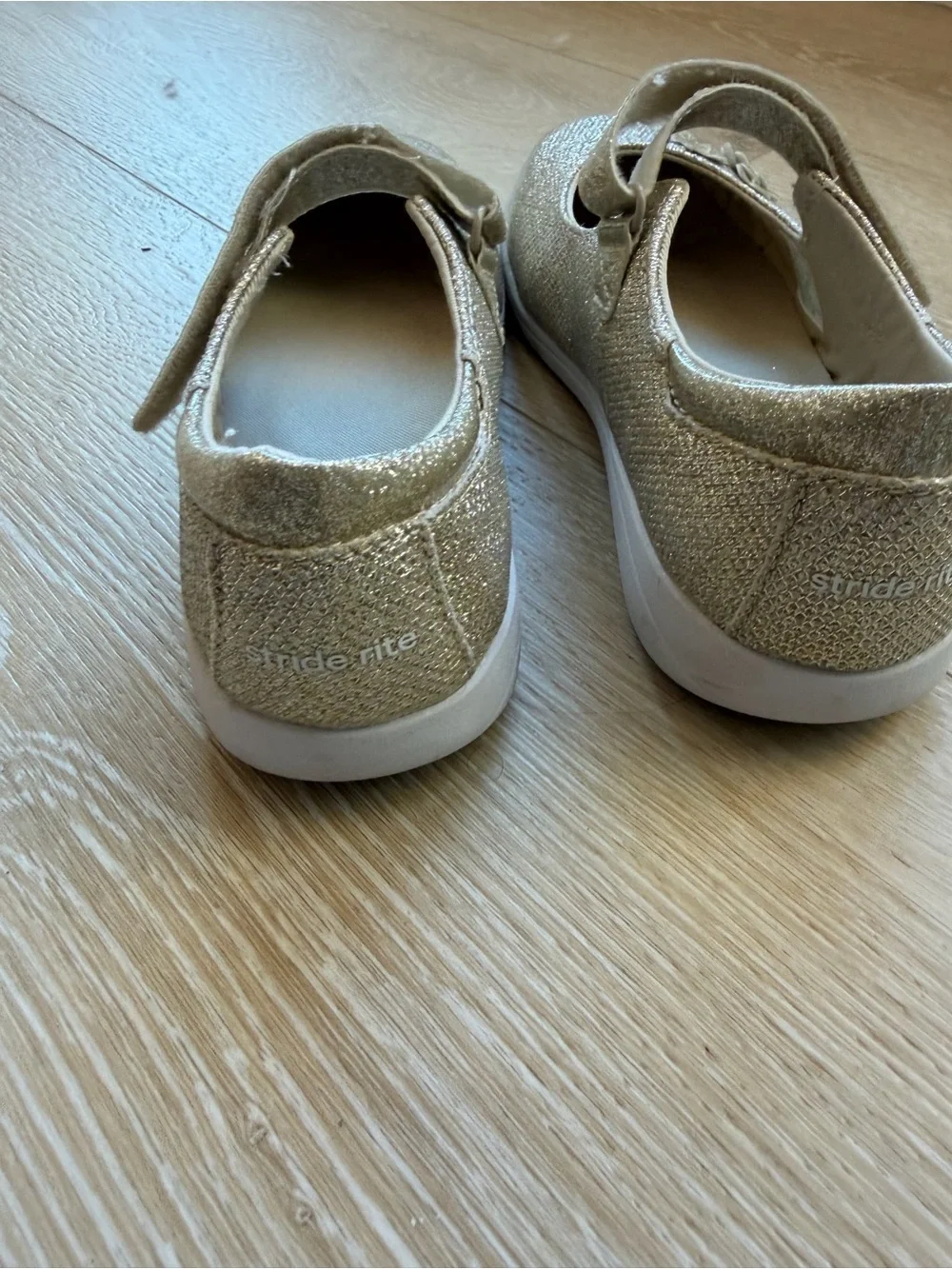 Girls' Stride Rite Holly Mary Jane Shoes - Gold 2.5W